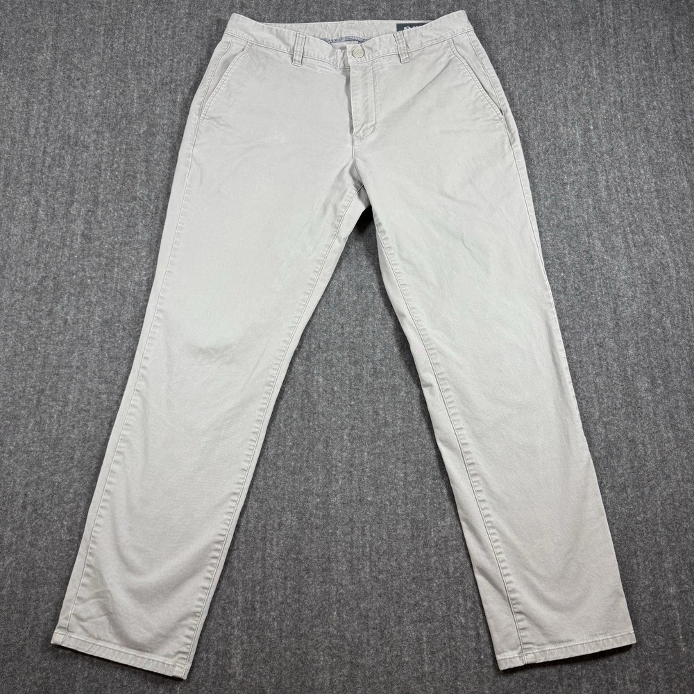 Bonobos Men's Chino Pants 32x30 Gray Straight Leg Casual Dress Pants